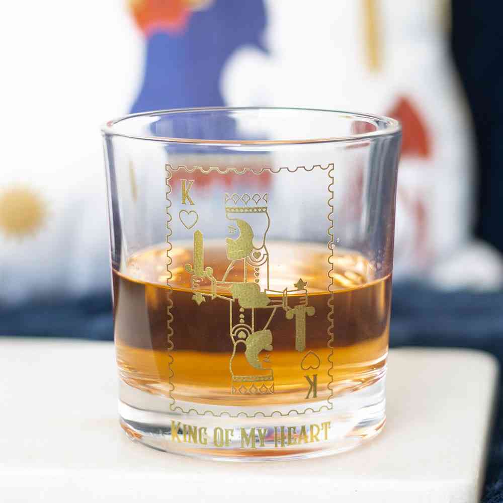 Something Different - King of My Heart Drinking Glass Glaswaren - Transparent